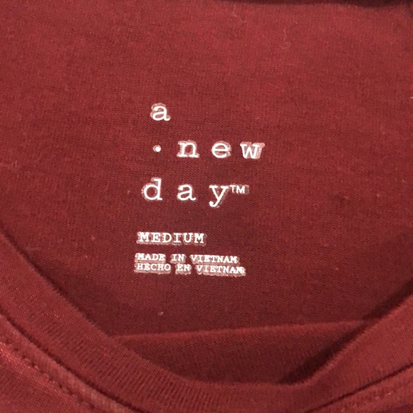 A NEW DAY MARRON SLEEVELESS RANK SIZE M - Picture 2 of 6